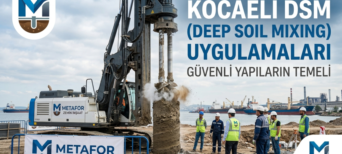 Kocaeli DSM Deep Soil Mİxing ve Jet Grout Uygulamaları
