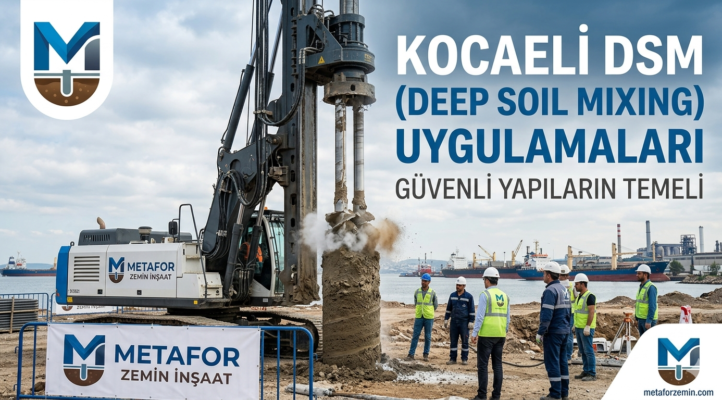 Kocaeli DSM Deep Soil Mİxing ve Jet Grout Uygulamaları