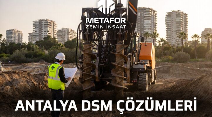 Antalya DSM (Deep Soil Mixing) | Zemin İyileştirme - Metafor Zemin